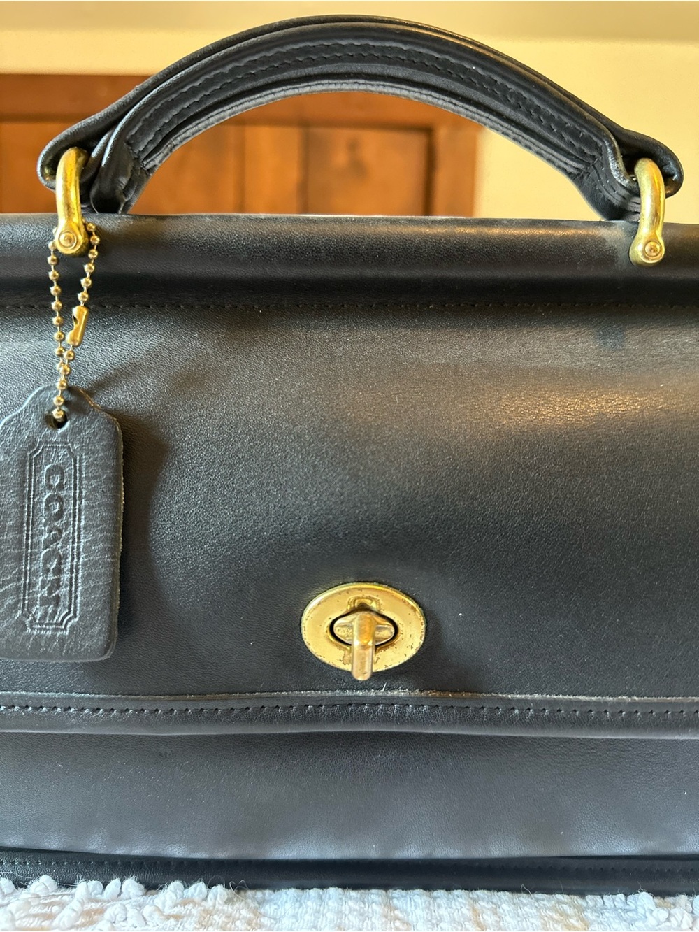 Vintage Coach City Willis | Black - Picture 4 of 16
